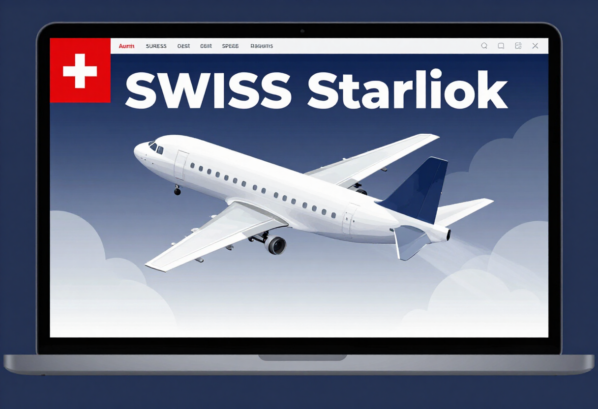 SWISS Starlink Wi-Fi Launches With High-Speed Internet Across the Airline’s Fleet - AirGuide Business