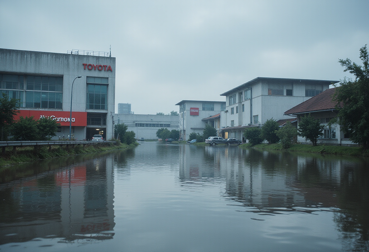 Floods in Thailand halt four Toyota plants and air cargo acceptance — TimesLIVE - ua.news